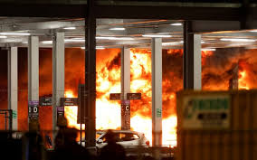 Bad news from Luton Airport on fire…..