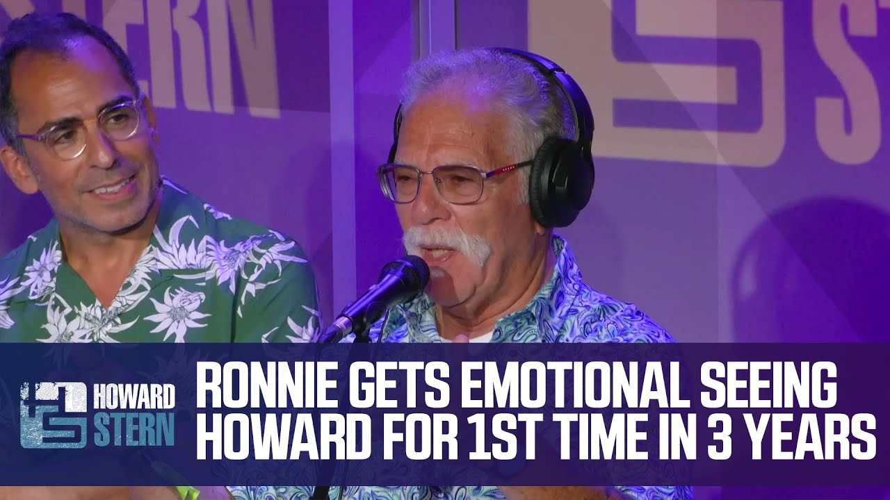 Ronnie the Limo Driver Gets Emotional During Reunion with Howard Stern After 3 Years