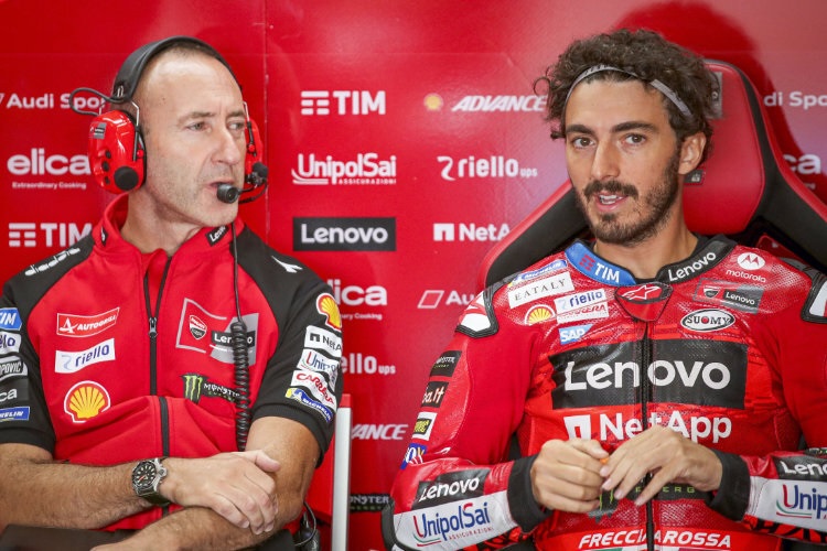 Pecco Bagnaia displayed determination during a tough weekend, racing defensively and giving his all, according to Gigi Dall’Igna